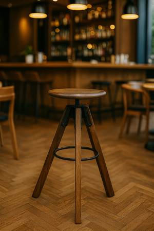 vis bar sans dossier patine 2